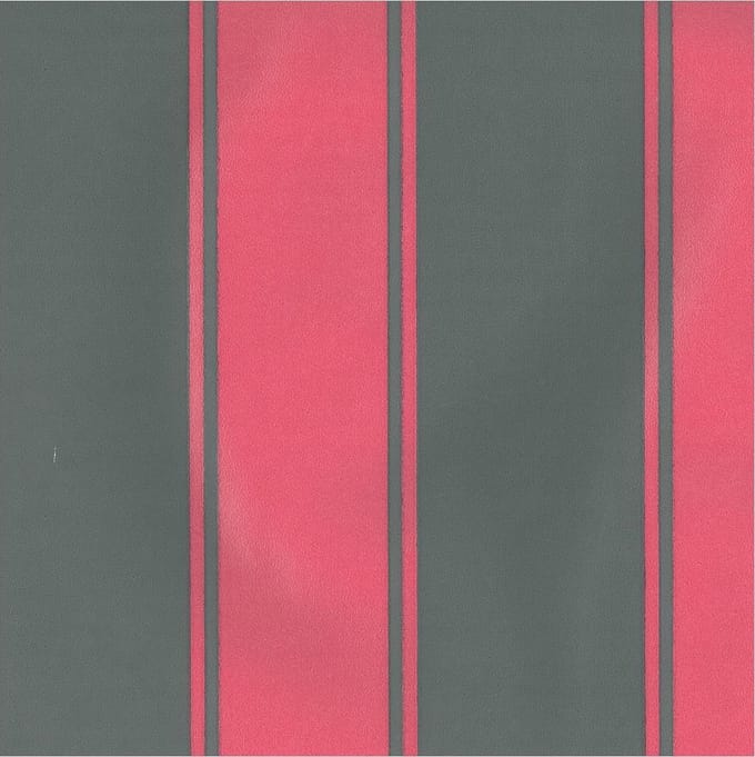 Dutch Wallcoverings Vliesbehang streep - Roze/donkergrijs