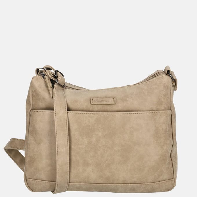Enrico Benetti Noumea crossbody tas middentaupe