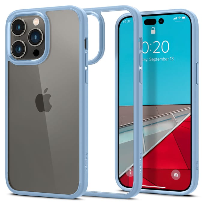 Spigen Ultra Hybrid Backcover voor de Apple iPhone 14 Pro Max - Sierra Blue