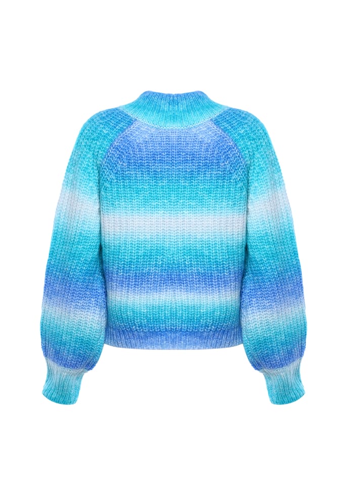 Mymo Jumper Dames Blauw Veelkleurig