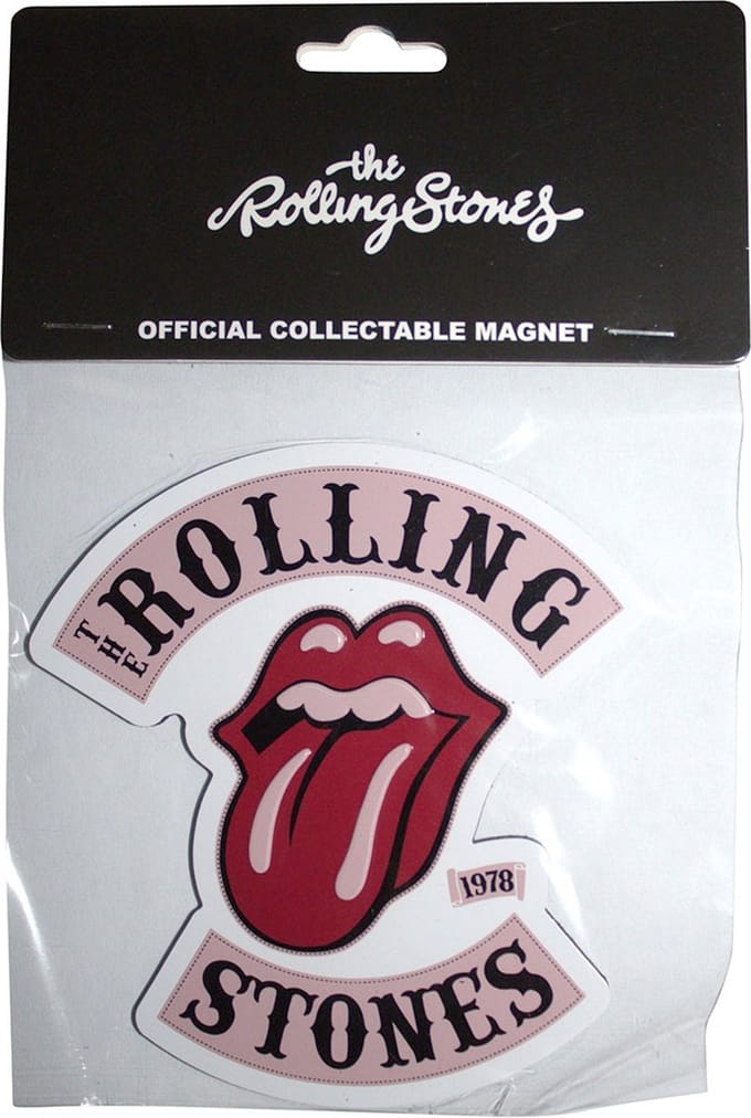 The Rolling Stones - Tour '78 Embossed Koelkastmagneet - Multicolours
