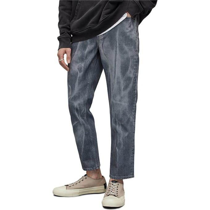 AllSaints Dean Marble Grey Taglia: W38 | Jeans straight fit Outlet | Uomo | Grigio