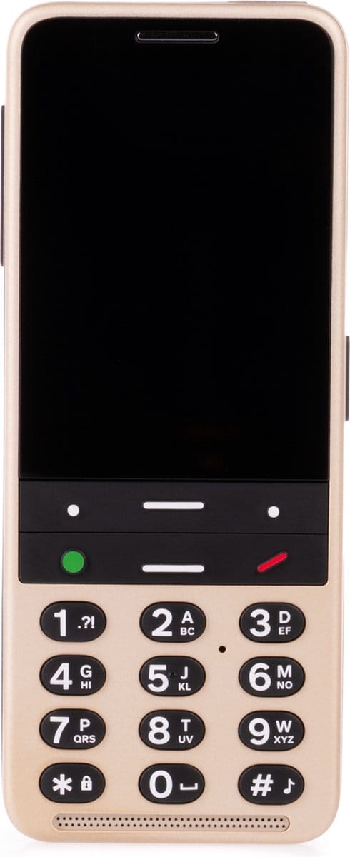 Blindshell Classic 3 - sprekende smartphone - Golden Sand - Whatsapp - 4G