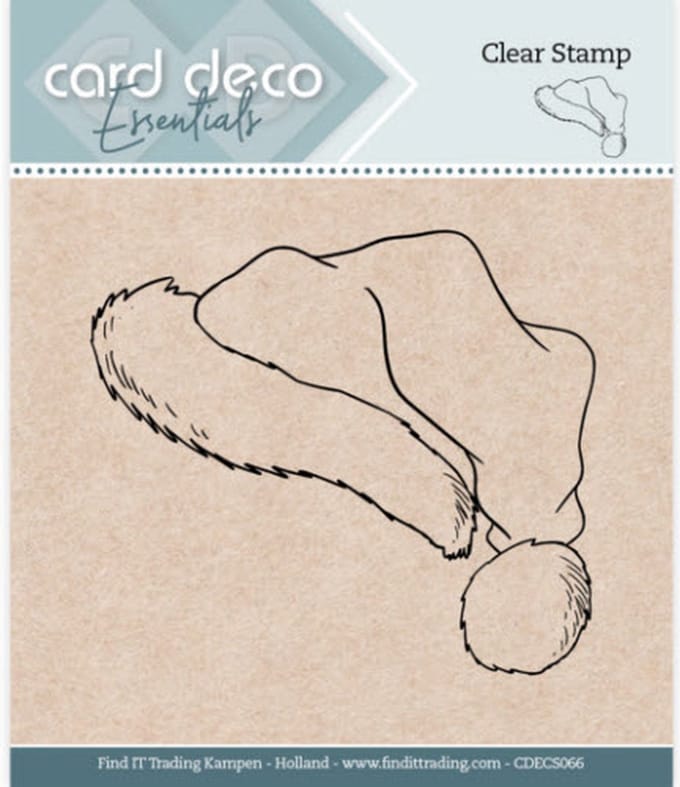 CardDeco Essentials - Clear Stamp - CDECS 066 Santa Hat
