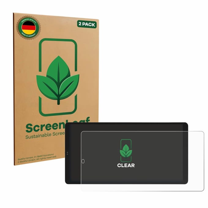 2 Stuks Screenprotector voor Shelly Wall Display X2i - Hoogwaardige Beschermfolie transparant
