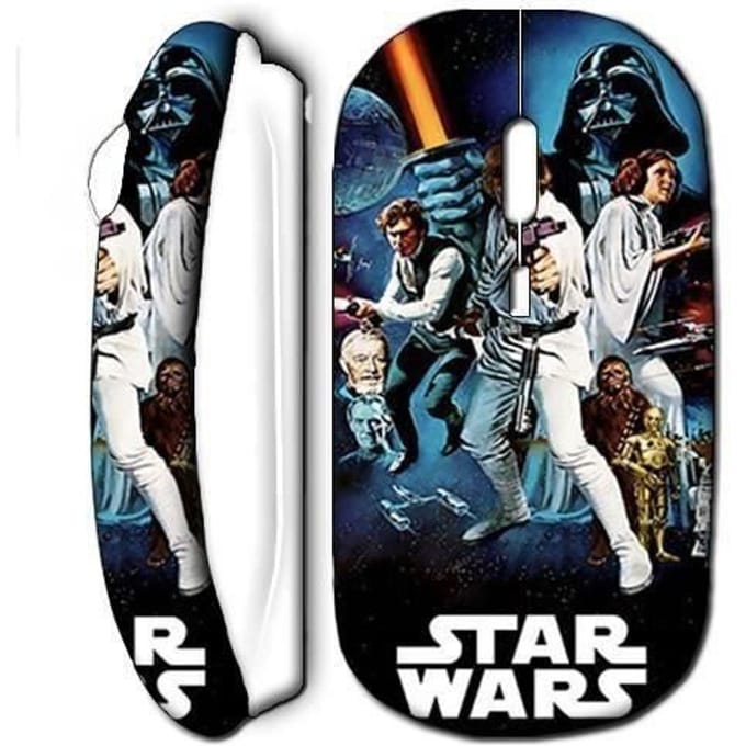 Souris sans fil - Star Wars - Blanc - Clé USB wifi incluse - Compatible Mac et PC