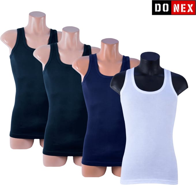 4 stuks Top Kwaliteit onderhemd - 100% katoen - Nice - Maat 4XL/5XL