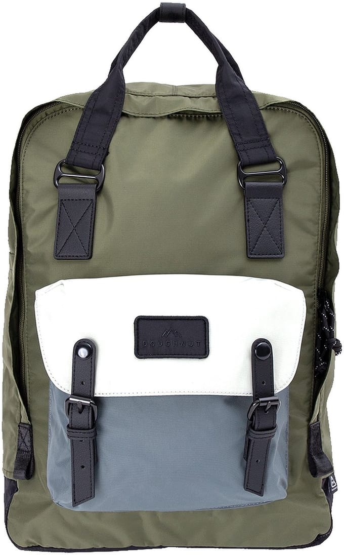 Doughnut Macaroon Go Wild 16 - Rugzak 38 cm (army x grey)