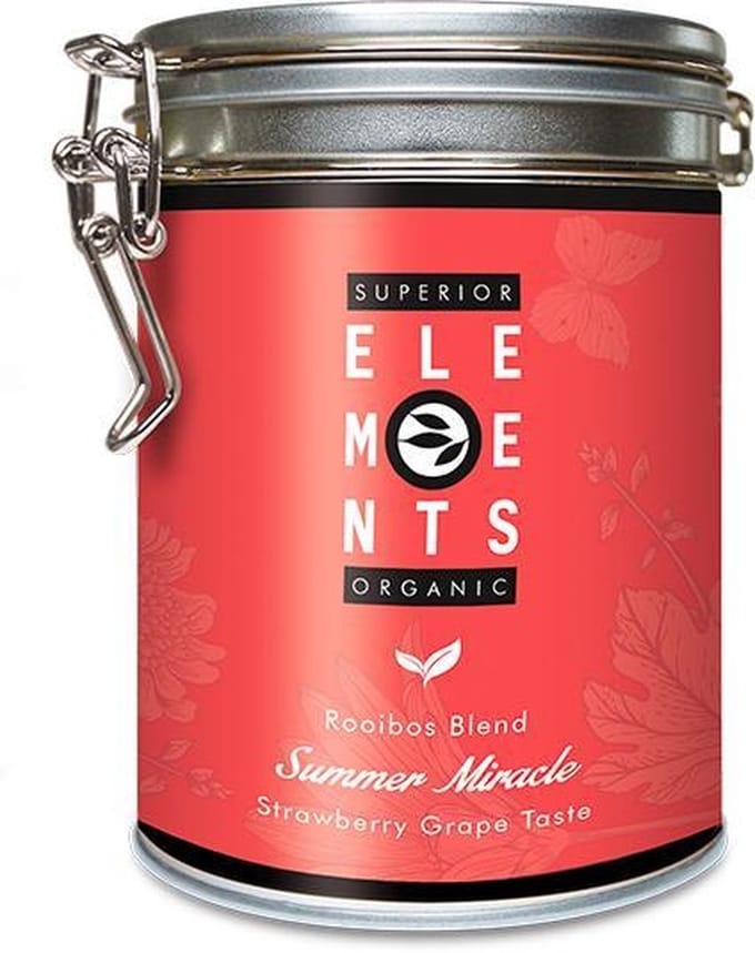 Summer Miracle biologische thee in luxe bewaarblik | 100 gram