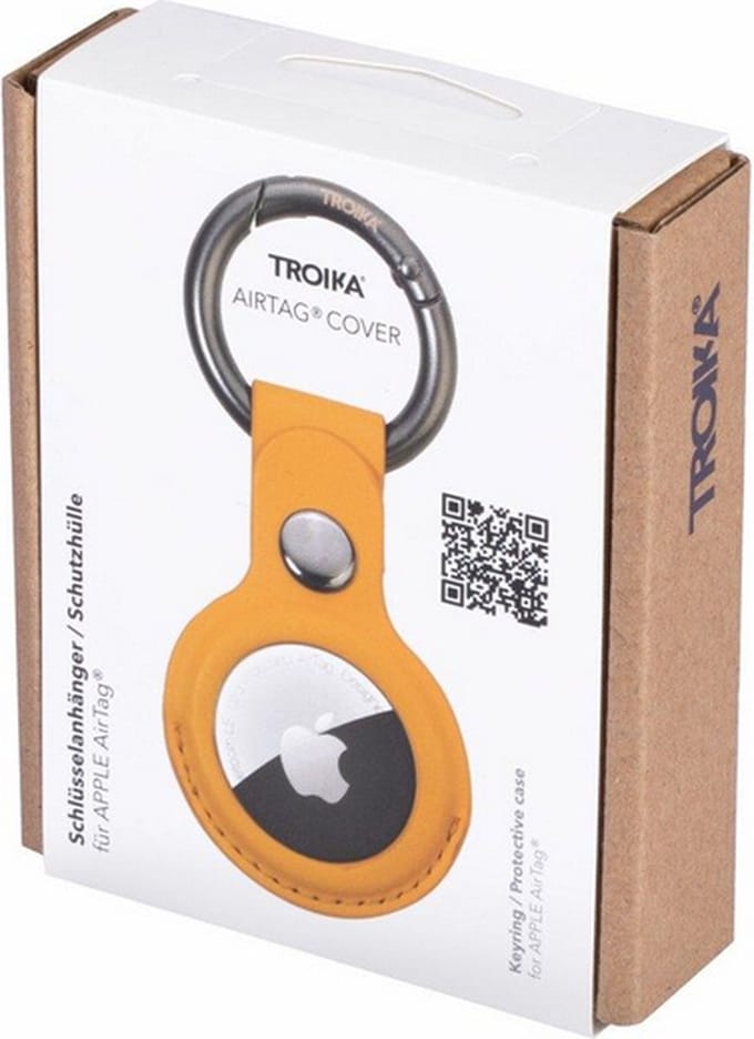 TROIKA KR21-20/YE sleutelhanger & huls Sleutelring Geel