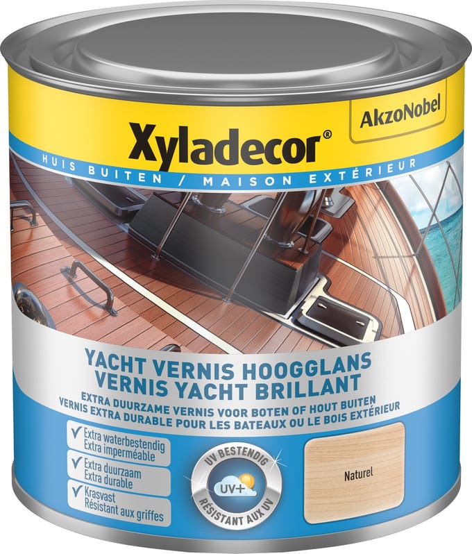 Xyladecor - Yacht Vernis Hoogglans - Naturel - 0,25 L