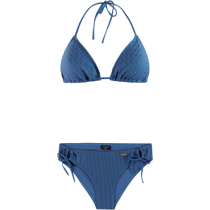 Protest PRTExit - Triangel bikini set Dames - Koordsluiting - Uitneembare vulling - Normale pasvorm - Medium dekking - Oranje