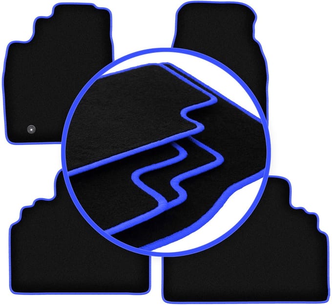 CARLUX-BLUE automatten voor: Toyota Previa II minivan (2000-2005)