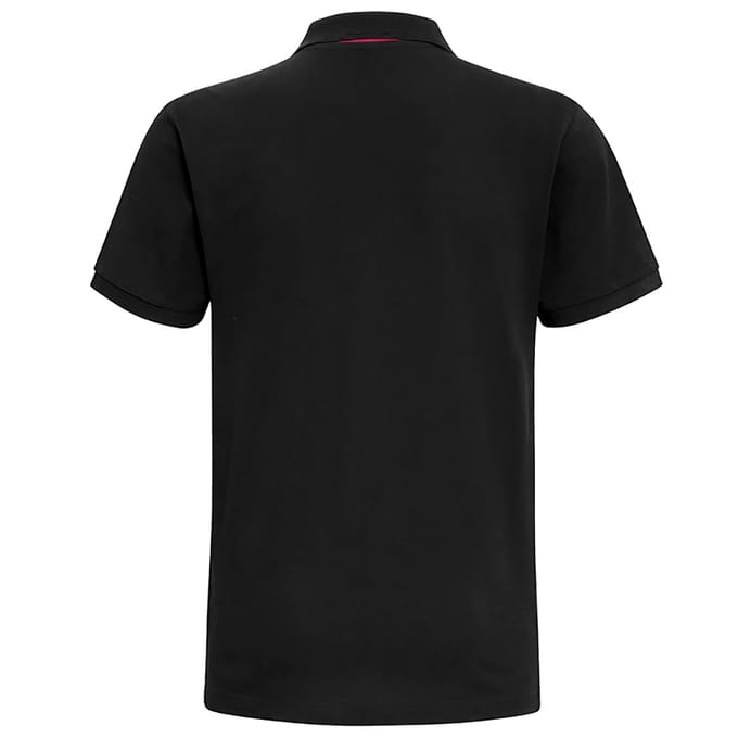 Asquith & Fox Heren Klassieke Pasvorm Contrast Poloshirt (Zwart / Rood)