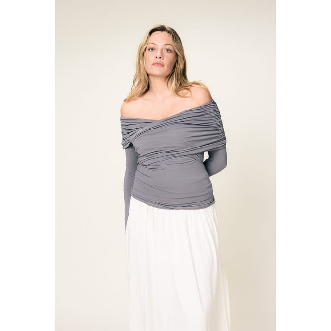 VIVEH Boxus Silver Taglia: 46 | Magliette intime Outlet | Donna | Grigio
