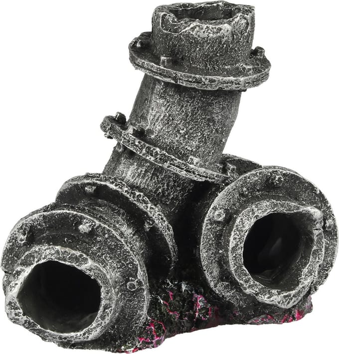 Aqua Della Metalen Buizen - Aquarium - Ornament - 11.2x7x10.7 cm