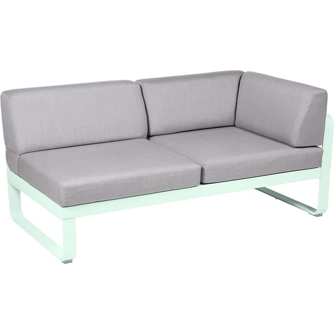 Fermob BELLEVIE hoekmodule rechts - A7 gletsjermunt - 79 Flanelgrijs