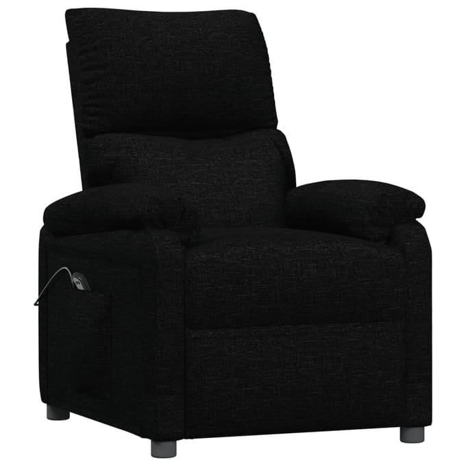 vidaXL - Fauteuil - verstelbaar - elektrisch - stof - zwart