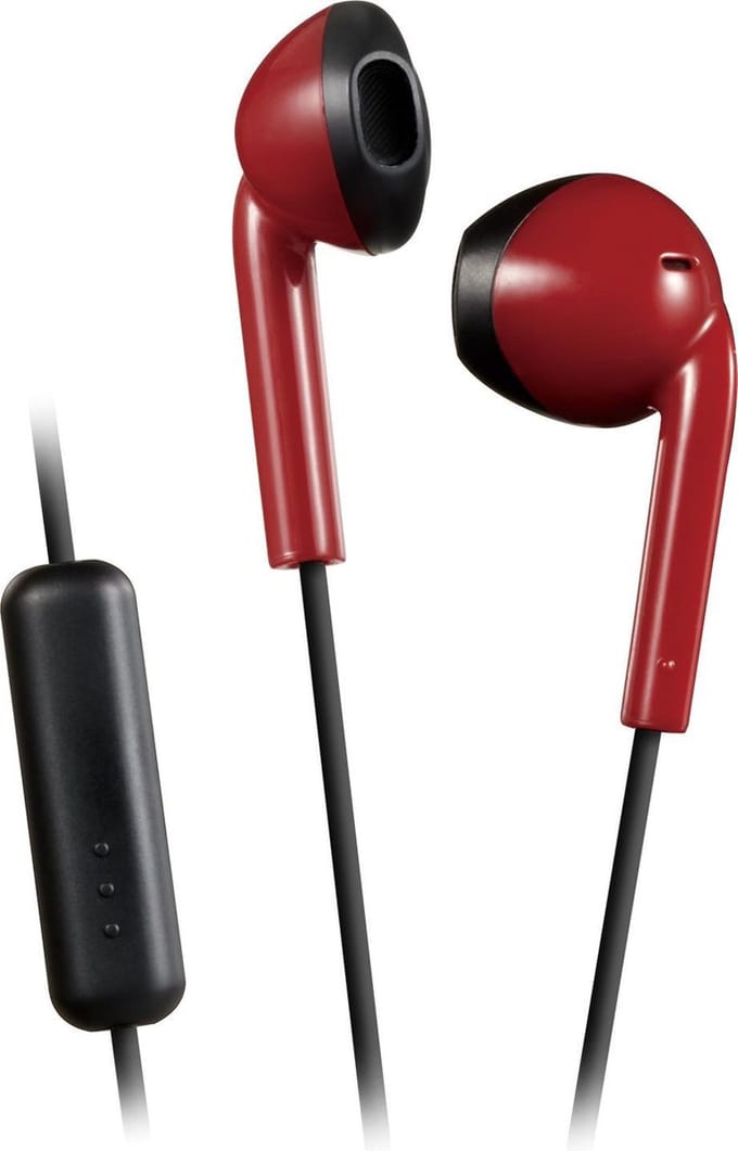 JVC HA-F19M-RB-E In Ear - Rood/Grijs