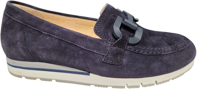 Gabor 82.416.46 Instappers Blauw Suede Dames - Blauw - 36
