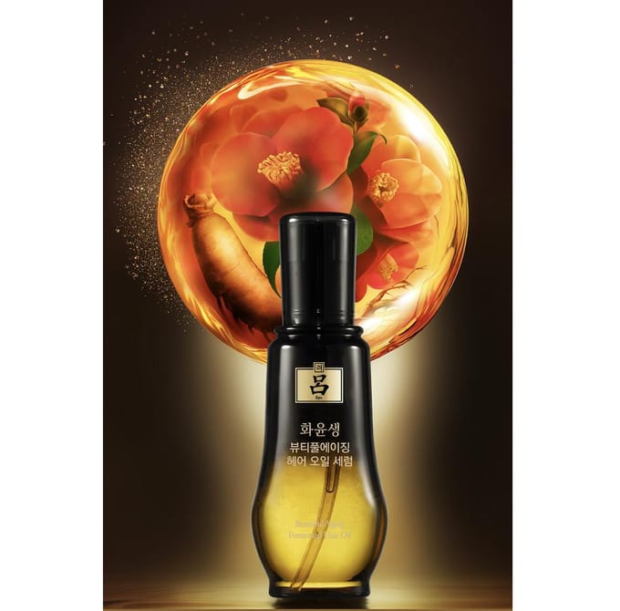 Ryo (Hwa Yoon-saeng) Beautiful Aging Gefermenteerde Haarolie Serum 100ml (Vernieuwing) black