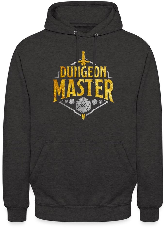 Dungeons And Dragons Dungeon Master Zilver En Goud Hoodie Unisex
