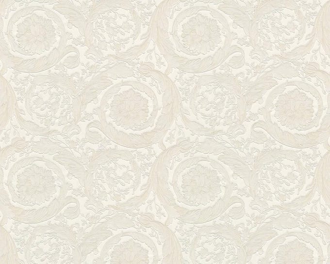 TRADITIONEEL KLASSIEK BEHANG | Design - creme metallic - A.S. Création Versace 4