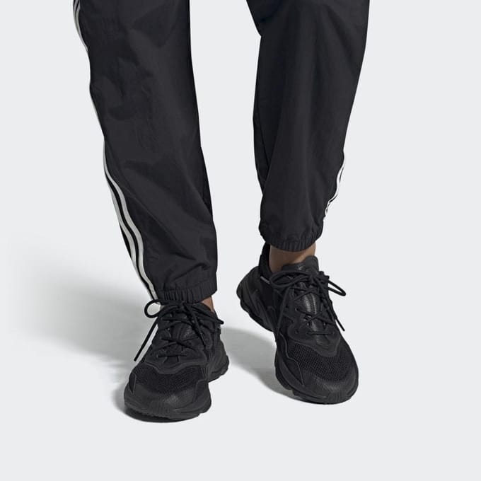 Adidas Ozweego Sneakers Heren - Zwart - Maat 42 - Mesh/Synthetisch