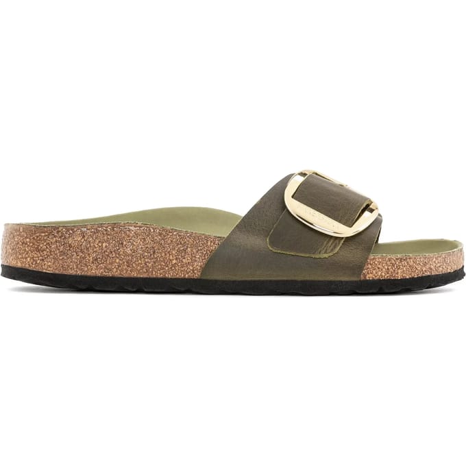 Geoliede leren muiltjes voor vrouwen Birkenstock Madrid