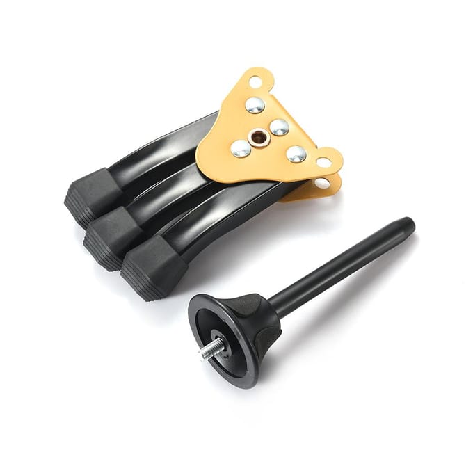 Support Trépied Pliable Portable pour Clarinette Flûte Hautbois Instrument à Vent Support Léger Antidérapant jaune