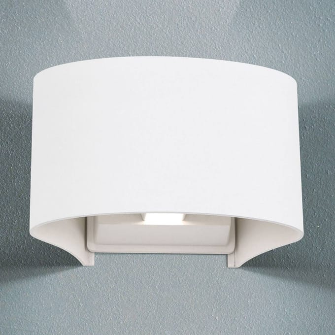 ORION LED buitenwandlamp Greta, up/down, wit