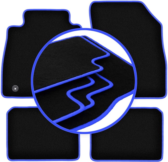 CARLUX-BLUE automatten voor: Nissan Micra K14 hatchback (2017-)