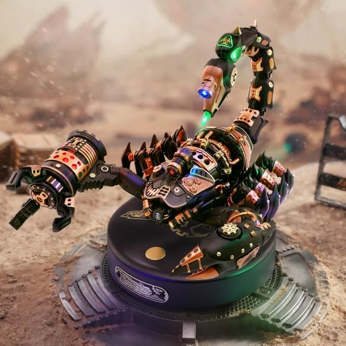 Robotime, 3D DIY Kunststof Bouwpakket Schorpioen/Scorpion, MI04, 17x13x11,5cm