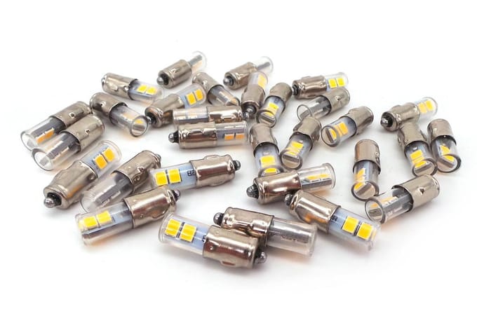 4 stuks LED-lamp BA7S 12V 250lm warm wit Off-Road