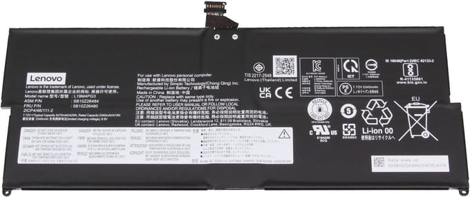 Lenovo SB10Z26484 Batterij - 42Wh