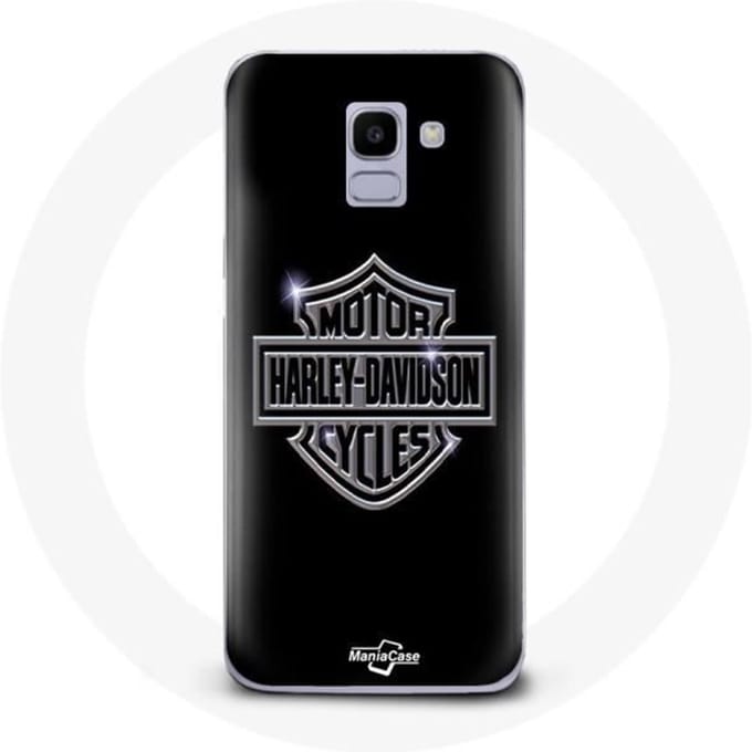 Hoesje voor Samsung Galaxy A6 2018 Harley Davidson motorfietsenlogo