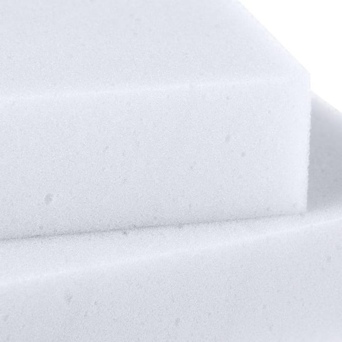 Lot de 20 éponges de nettoyage multifonctions en mousse de mélamine white