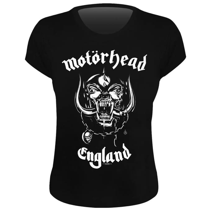 Motorhead - England Dames T-shirt - S - Zwart