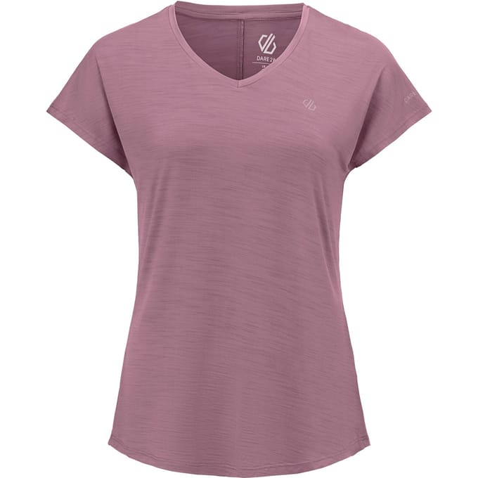 Dare 2B Dames/Dames Vigilant Actief T-Shirt (Dusky orchidee)