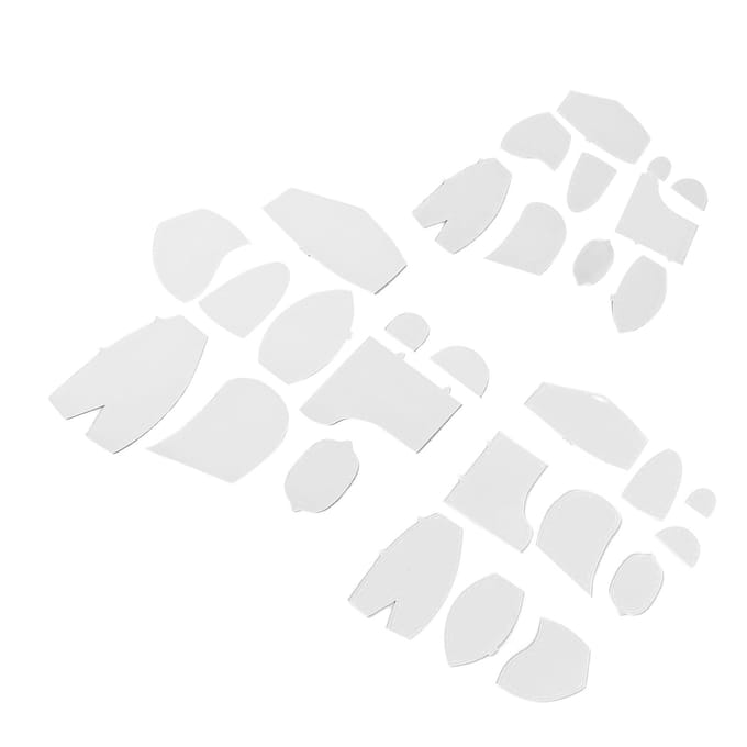 30 Stuks Memory Beer Sjabloon Liniaal Set Memory Beer Naaipatronen Sjabloon voor Beginner Naaien white
