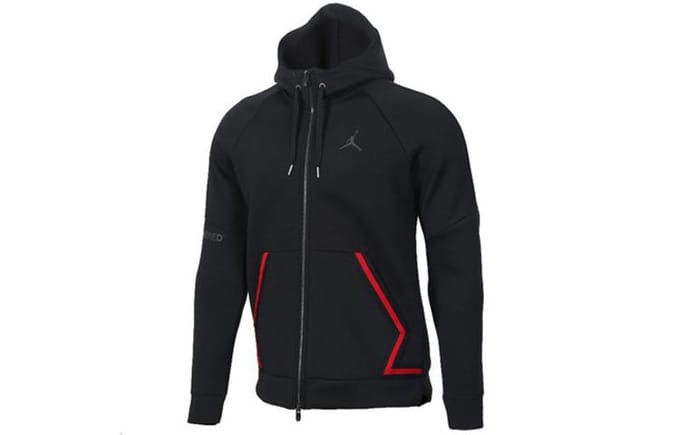 Jordan Jassen Heren Zwart Met Capuchon Matig Anders L black