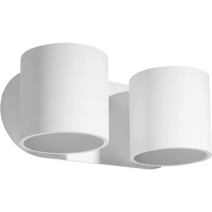 Sollux Lighting Wandlamp Orbis - G9 - wit - aluminium - 10x26x12cm