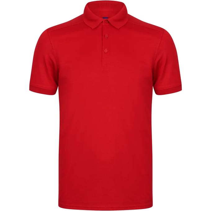 Stretch polyester polo Henbury