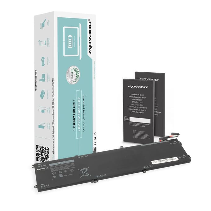 Movano - Batterij - Dell XPS 15 9550 - Li-Ion - Hoge Capaciteit