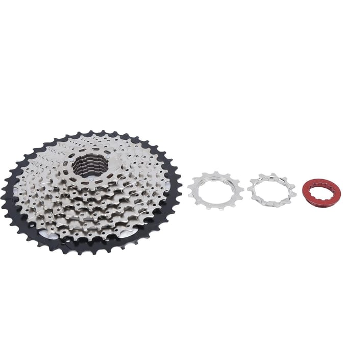 WAKE 9-Speed Fiets Cassette Vliegwiel Lichtgewicht 11?42T Race Mountainbike Vrijloop white