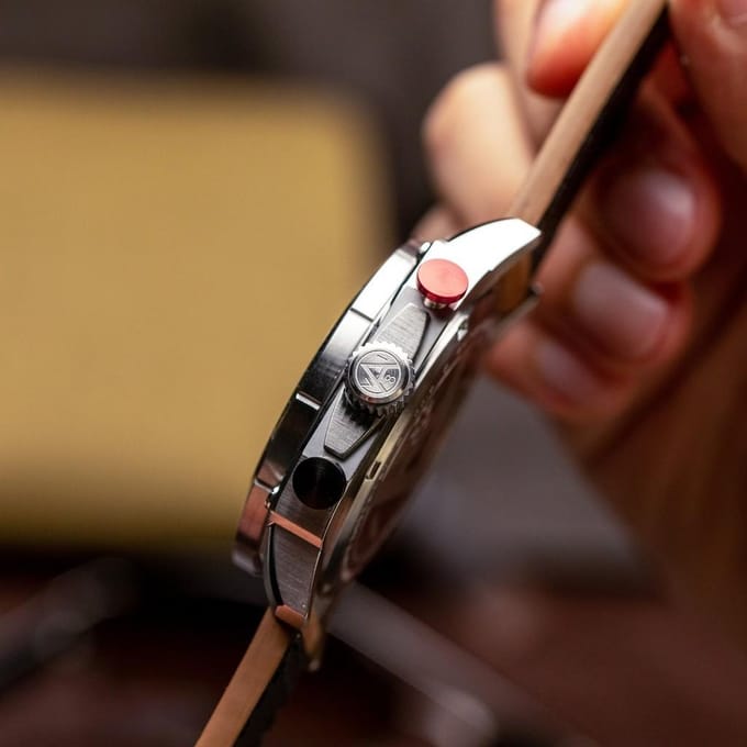 AVI-8 - AV-4100-01 - Polshorloge - Heren - Quartz - HAWKER HUNTER DUAL TIME