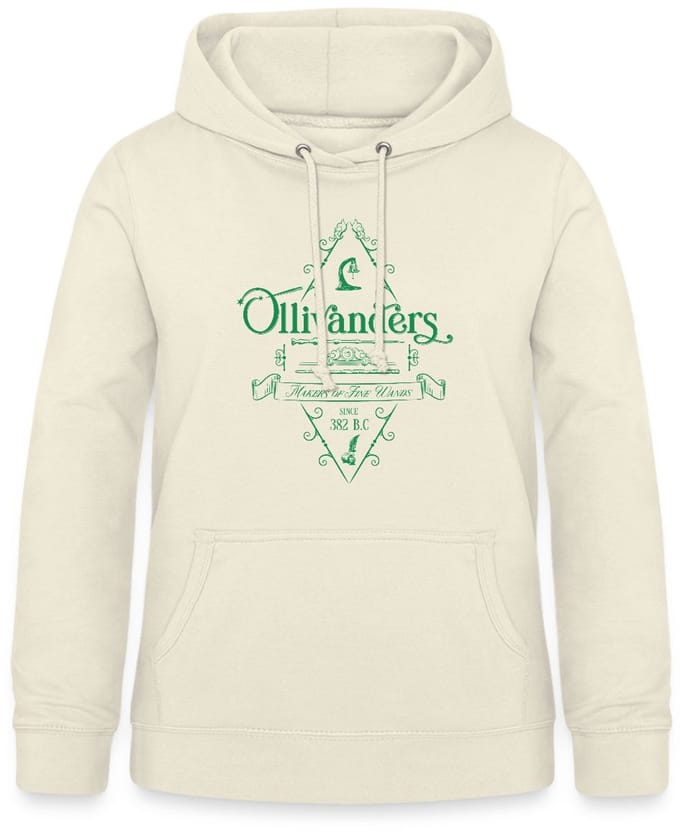Harry Potter Olivanders Winkel Groen Logo Hoodie Dames