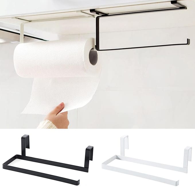 Kast Rollenpapierhouder Keukenrolhouder IJzeren Kast Hangrek wit