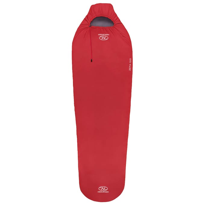 Highlander mummyslaapzak Zeta 100 Scarlet Red 10°C - Rood