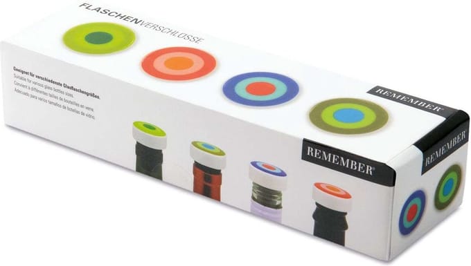 Remember Bottle seals - Set 4 pcs